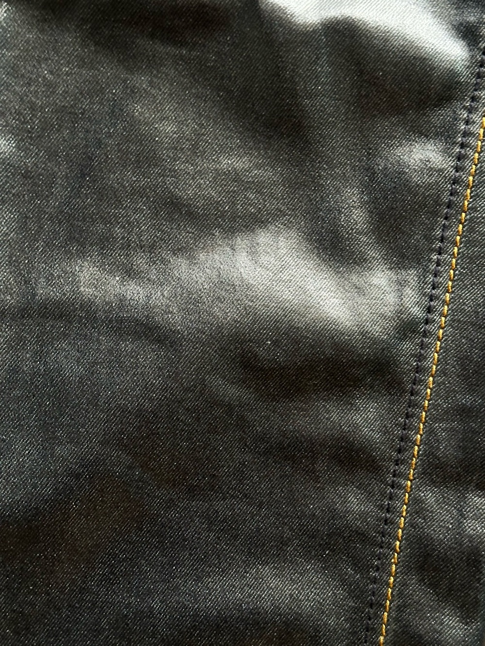 Eytys Women's Navy Coated Straight-Leg Jeans - Picture 6 of 11